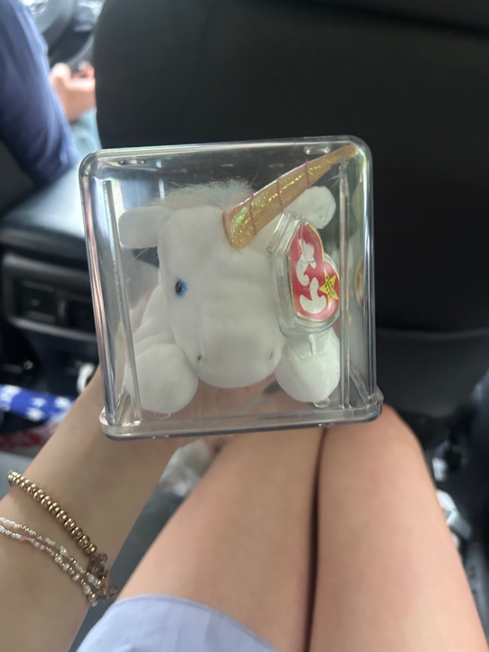 Ty White Mystic Unicorn Plush Vintage